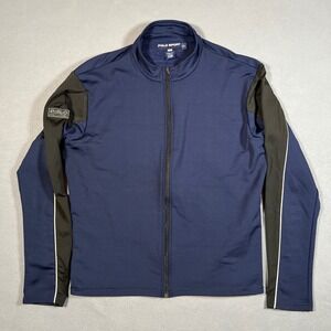 Polo Sport Ralph Lauren Women XL Track Jacket Full Zip Nylon Spandex Made in USA